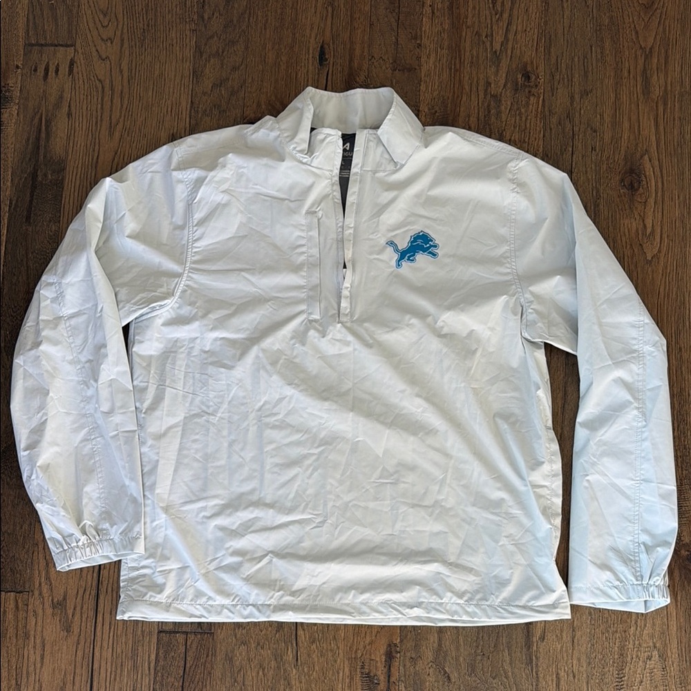 Detroit Lions quarter-zip pullover jacket